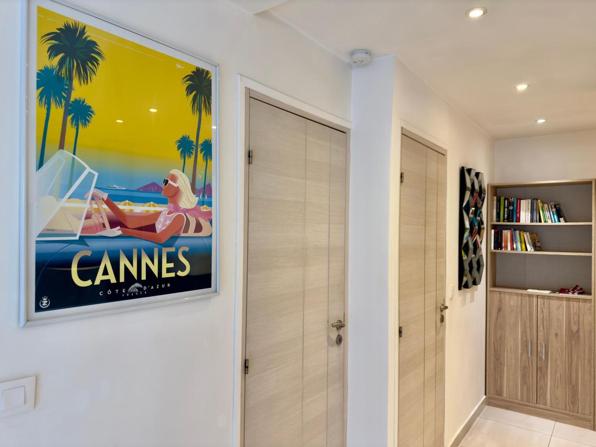 Superbe Appartement Avec Terrasse 1Mn Des Plages De La Croisette Cannes Exterior photo